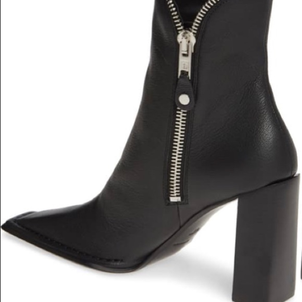 Alexander Wang lane square toe boot
